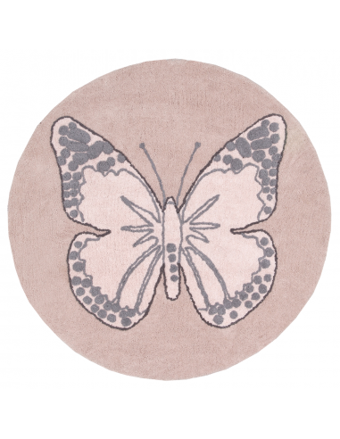 TAPIS -BUTTERFLY VINTAGE NUDE - 160