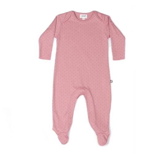 pyjama rose fonce pois rouges - oeuf nyc