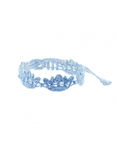 bracelet couronne bleu ciel - missiu