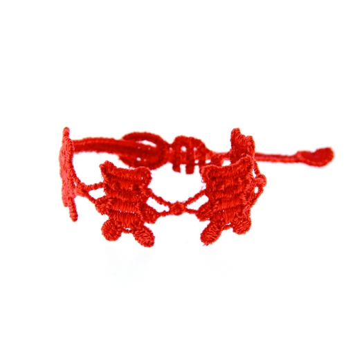 bracelet ourson rouge (moins de 5 ans) - missiu