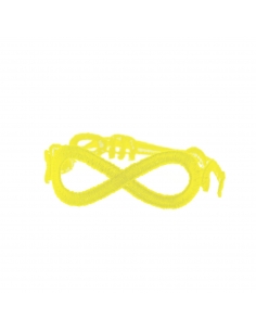 bracelet infinity jaune fluo - missiu