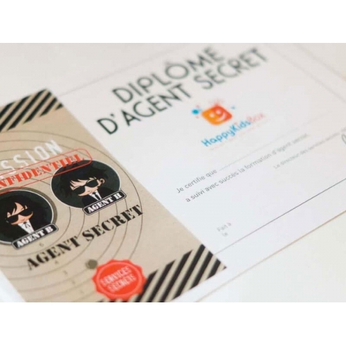 Birthday Box Secret Agent Happy Kids Box