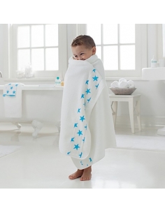 Serviette de bain - fluo blue 2