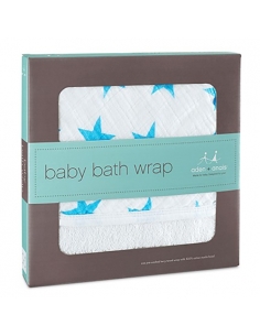 sortie de bain - fluo bleu 2