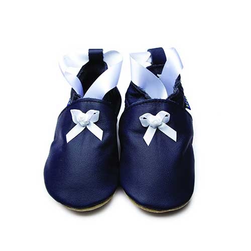 CHAUSSONS BEBE BALLET NAVY