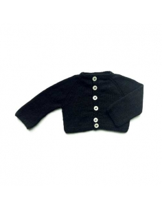CARDIGAN BEBE - NOIR CORBEAU - 0 - 3 MOIS