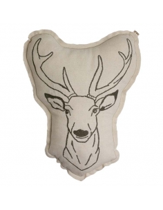 Coussin animal - Cerf