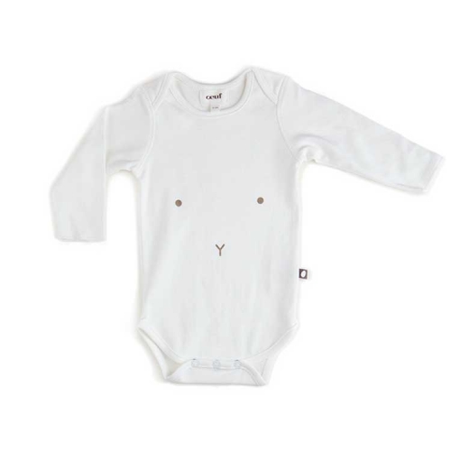 body onesie - manches longues - lapin - oeuf nyc