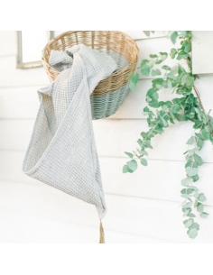 Serviette à capuche, Gris argent 2