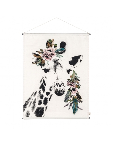 Embroidery Crazy Giraffe Poster - Numéro 74