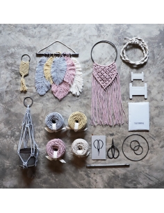 Macramé - Kit freedom - Whisper mix - Numéro 74 2